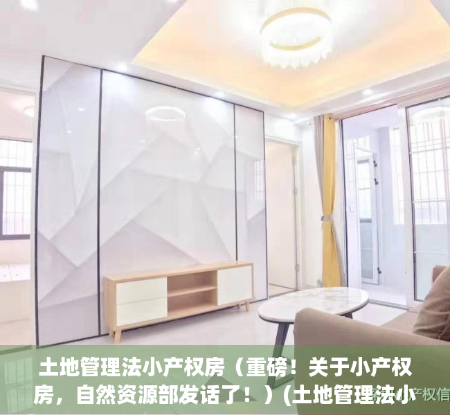 土地管理法小产权房（重磅！关于小产权房，自然资源部发话了！）(土地管理法小产权房是否合法化)