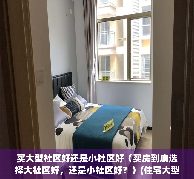 买大型社区好还是小社区好（买房到底选择大社区好，还是小社区好？）(住宅大型社区好还是小型社区好)