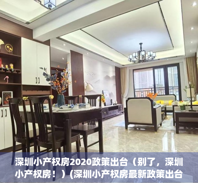 深圳小产权房2020政策出台（别了，深圳小产权房！）(深圳小产权房最新政策出台)
