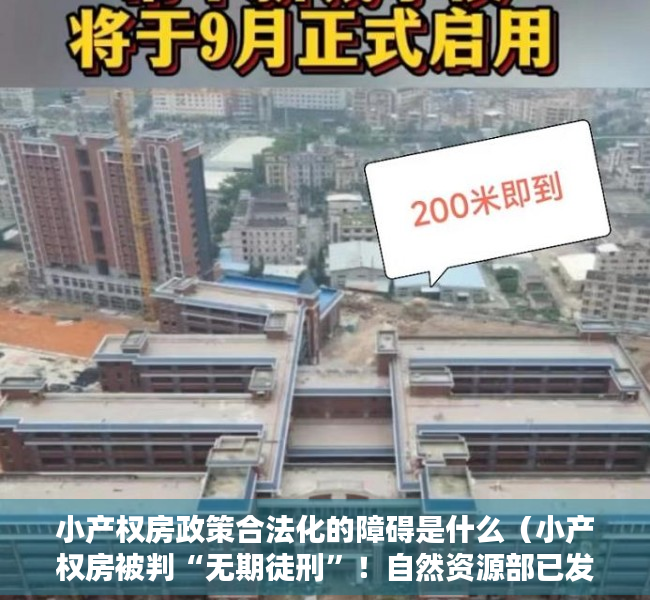 小产权房政策合法化的障碍是什么（小产权房被判“无期徒刑”！自然资源部已发声，能不能买一目了然）