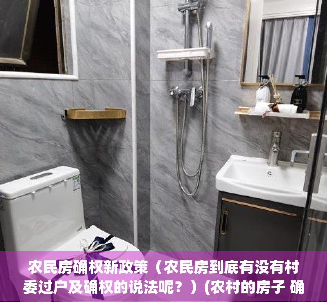 农民房确权新政策（农民房到底有没有村委过户及确权的说法呢？）(农村的房子 确权后能合法买卖吗 别的村)