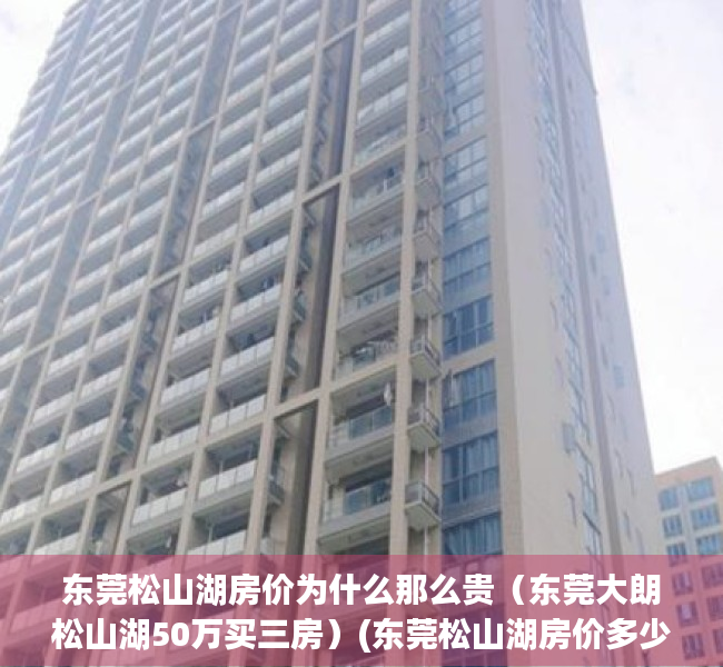 东莞松山湖房价为什么那么贵（东莞大朗松山湖50万买三房）(东莞松山湖房价多少钱一个平方)