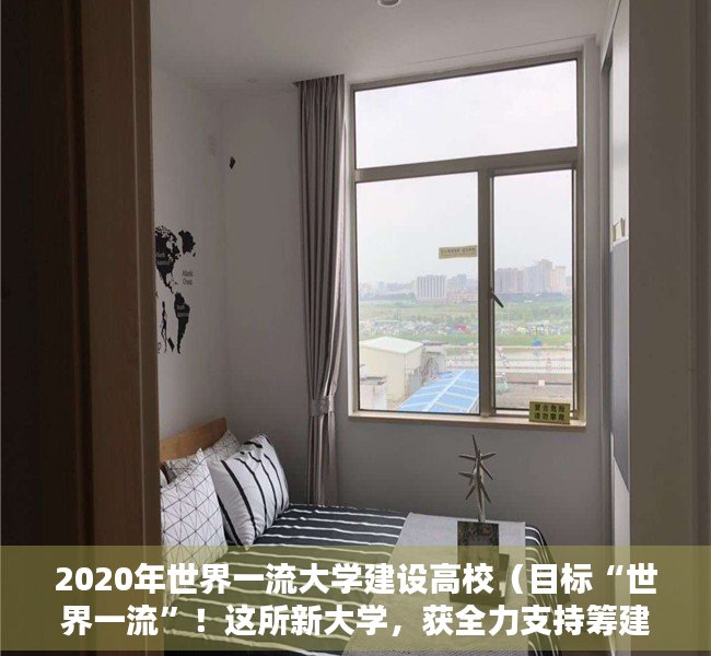2020年世界一流大学建设高校（目标“世界一流”！这所新大学，获全力支持筹建）