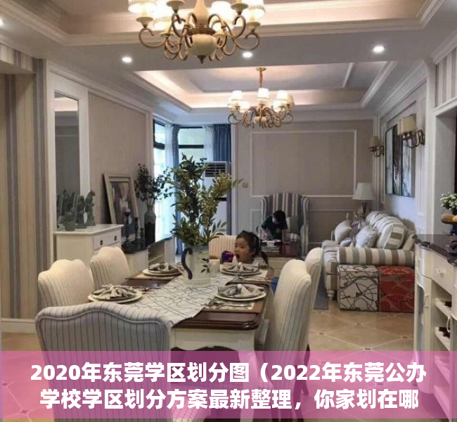 2020年东莞学区划分图（2022年东莞公办学校学区划分方案最新整理，你家划在哪个学区？）