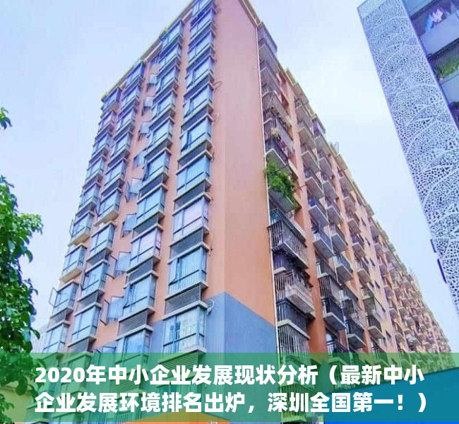 2020年中小企业发展现状分析（最新中小企业发展环境排名出炉，深圳全国第一！）