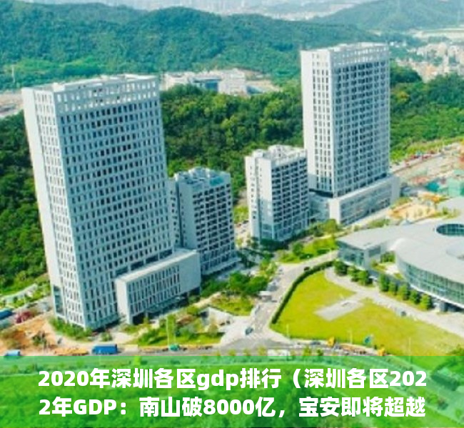 2020年深圳各区gdp排行（深圳各区2022年GDP：南山破8000亿，宝安即将超越龙岗，坪山增速狂飙）