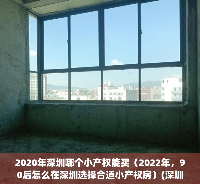 2020年深圳哪个小产权能买（2022年，90后怎么在深圳选择合适小产权房）(深圳哪个区的小产权房价最低)