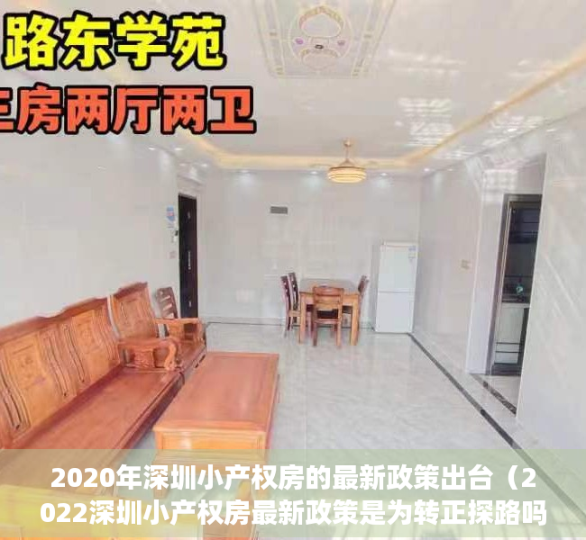 2020年深圳小产权房的最新政策出台（2022深圳小产权房最新政策是为转正探路吗？）