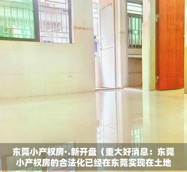 东莞小产权房·.新开盘（重大好消息：东莞小产权房的合法化已经在东莞实现在土地制度上！）