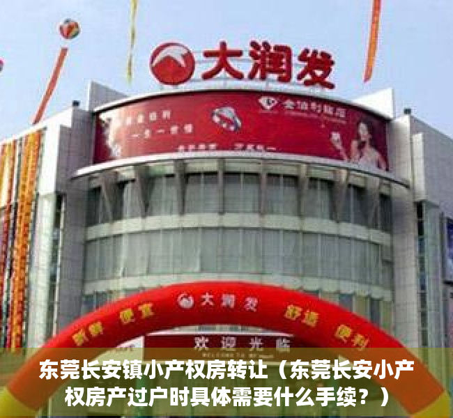 东莞长安镇小产权房转让（东莞长安小产权房产过户时具体需要什么手续？）