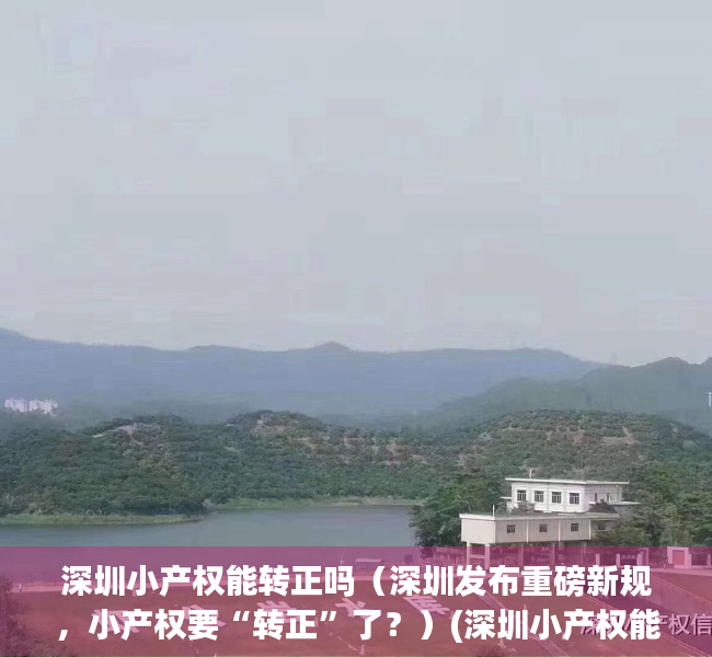 深圳小产权能转正吗（深圳发布重磅新规，小产权要“转正”了？）(深圳小产权能交易吗)