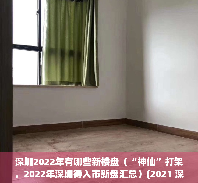 深圳2022年有哪些新楼盘（“神仙”打架，2022年深圳待入市新盘汇总）(2021 深圳 新楼盘)