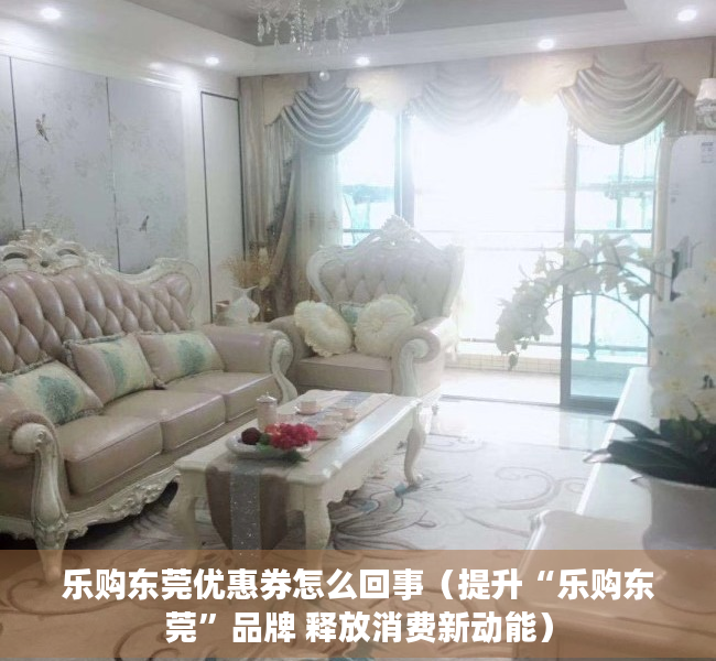 乐购东莞优惠券怎么回事（提升“乐购东莞”品牌 释放消费新动能）