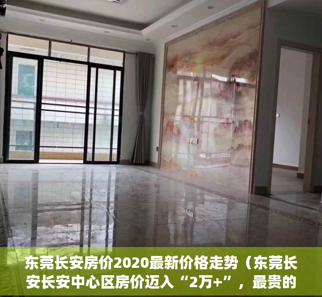 东莞长安房价2020最新价格走势（东莞长安长安中心区房价迈入“2万+”，最贵的小区均价超过4万平）
