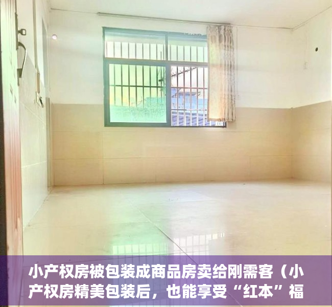 小产权房被包装成商品房卖给刚需客（小产权房精美包装后，也能享受“红本”福利？这杯羹你吃的下？）