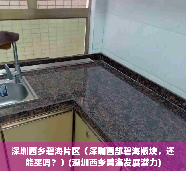深圳西乡碧海片区（深圳西部碧海版块，还能买吗？）(深圳西乡碧海发展潜力)