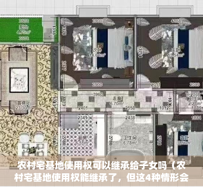 农村宅基地使用权可以继承给子女吗（农村宅基地使用权能继承了，但这4种情形会影响你的确权登记！）