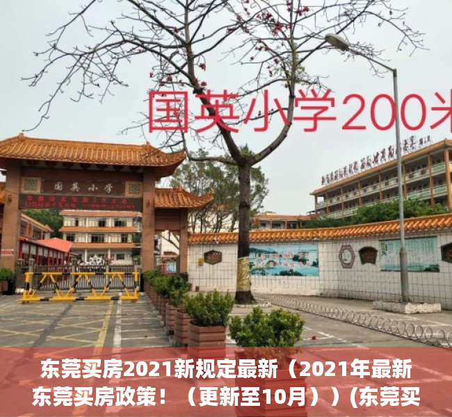 东莞买房2021新规定最新（2021年最新东莞买房政策！（更新至10月））(东莞买房条件2020政策最新)