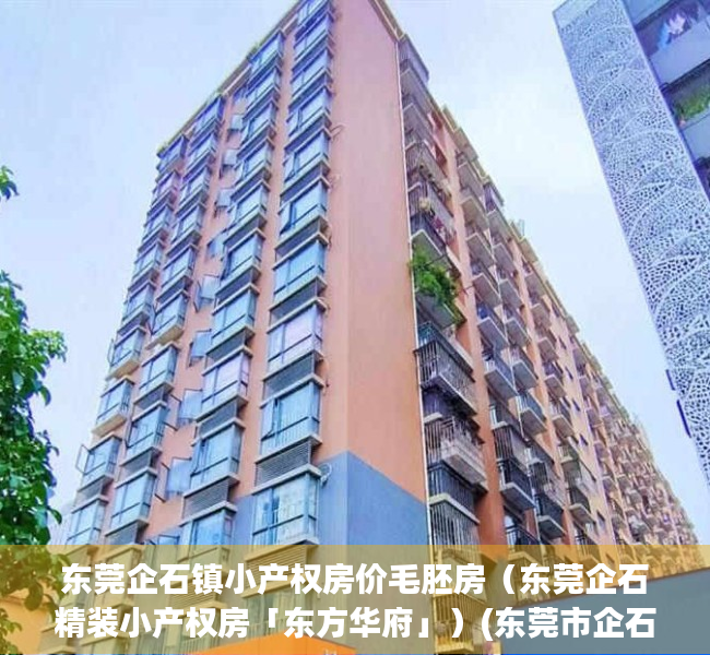 东莞企石镇小产权房价毛胚房（东莞企石精装小产权房「东方华府」）(东莞市企石镇小产权房屋出售)