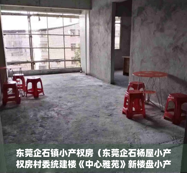 东莞企石镇小产权房（东莞企石杨屋小产权房村委统建楼《中心雅苑》新楼盘小产权房 三房239万起可以落户 性价比最高 安全性最高 交通方便毛坯原始户型）