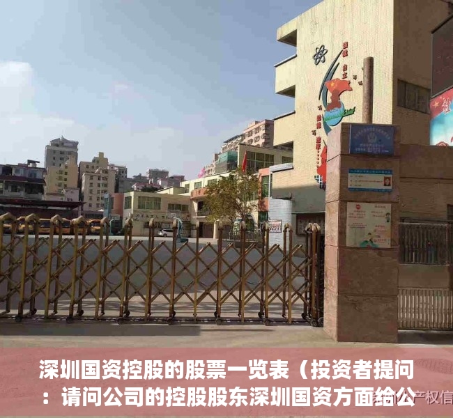 深圳国资控股的股票一览表（投资者提问：请问公司的控股股东深圳国资方面给公司业务层面有哪些具体的支持？）