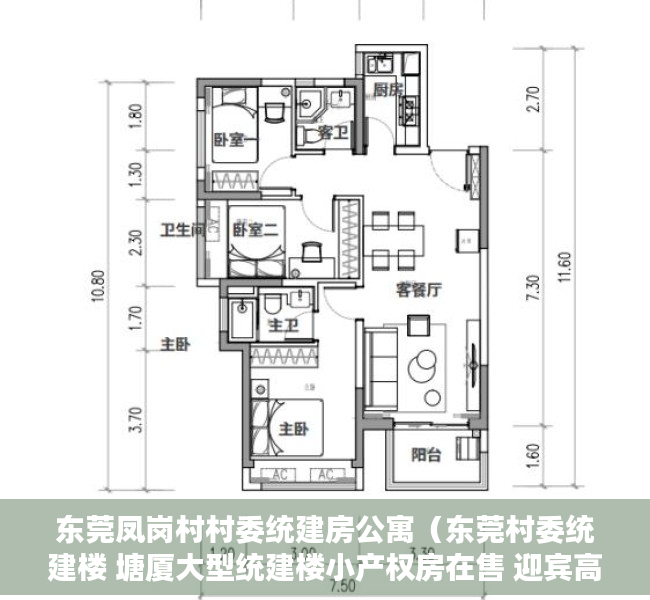 东莞凤岗村村委统建房公寓（东莞村委统建楼 塘厦大型统建楼小产权房在售 迎宾高速出口小产权房43万买大三房）