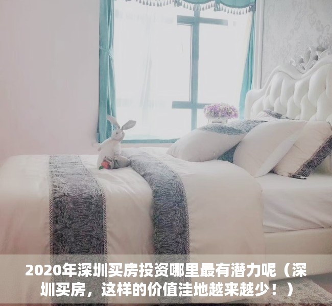 2020年深圳买房投资哪里最有潜力呢（深圳买房，这样的价值洼地越来越少！）