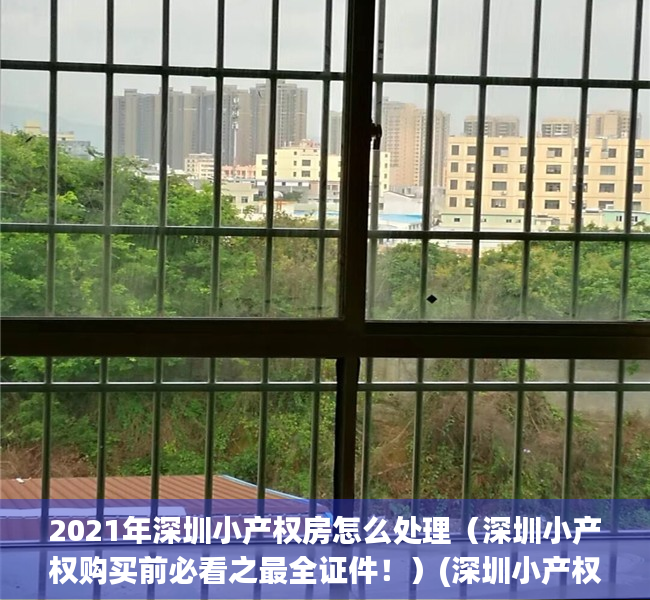 2021年深圳小产权房怎么处理（深圳小产权购买前必看之最全证件！）(深圳小产权房最终怎么处理)
