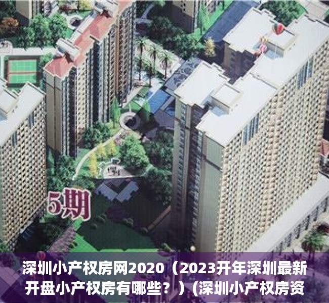 深圳小产权房网2020（2023开年深圳最新开盘小产权房有哪些？）(深圳小产权房资讯)