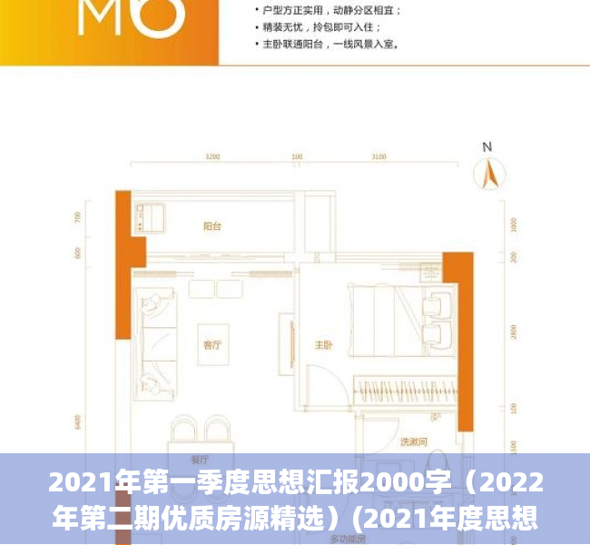 2021年第一季度思想汇报2000字（2022年第二期优质房源精选）(2021年度思想汇报第一季度)