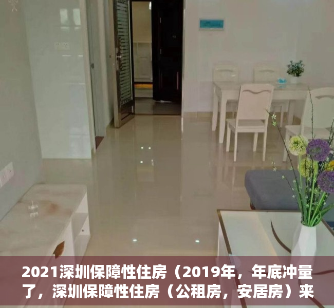 2021深圳保障性住房（2019年，年底冲量了，深圳保障性住房（公租房，安居房）来了）