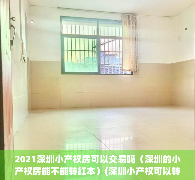 2021深圳小产权房可以交易吗（深圳的小产权房能不能转红本）(深圳小产权可以转卖吗)