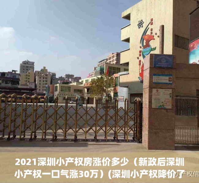 2021深圳小产权房涨价多少（新政后深圳小产权一口气涨30万）(深圳小产权降价了)