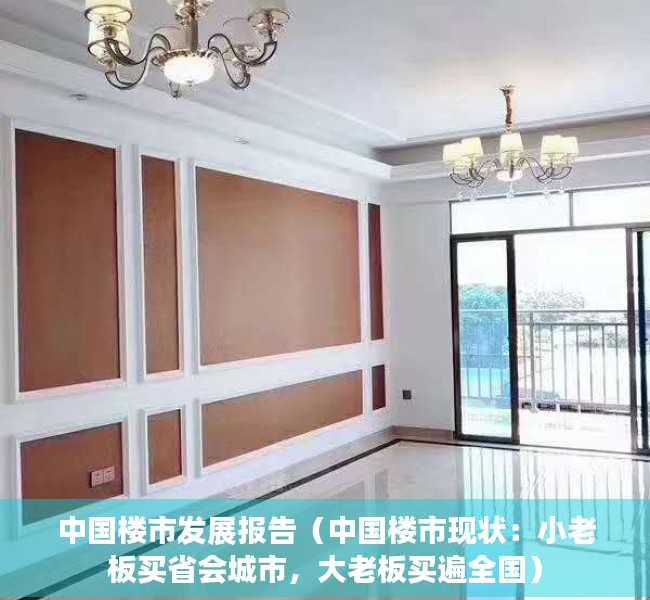 中国楼市发展报告（中国楼市现状：小老板买省会城市，大老板买遍全国）