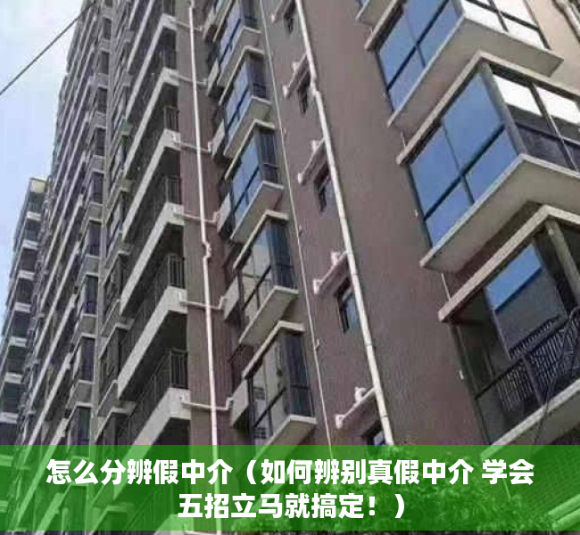 怎么分辨假中介（如何辨别真假中介 学会五招立马就搞定！）