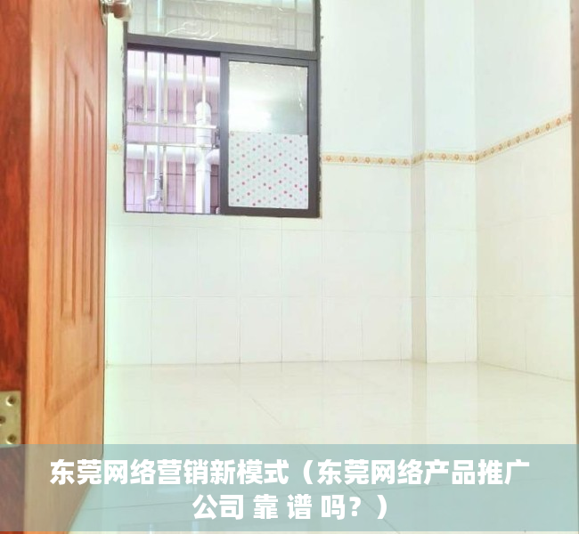 东莞网络营销新模式（东莞网络产品推广公司 靠 谱 吗？）