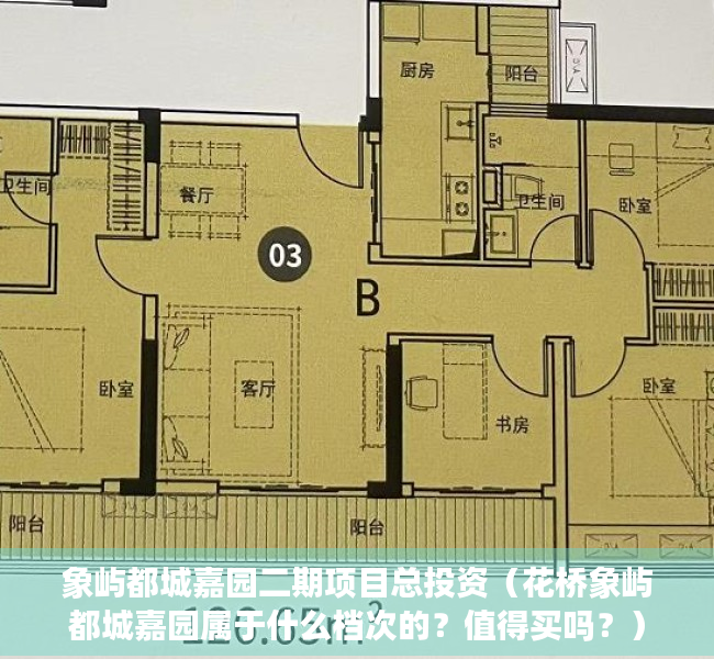 象屿都城嘉园二期项目总投资（花桥象屿都城嘉园属于什么档次的？值得买吗？）