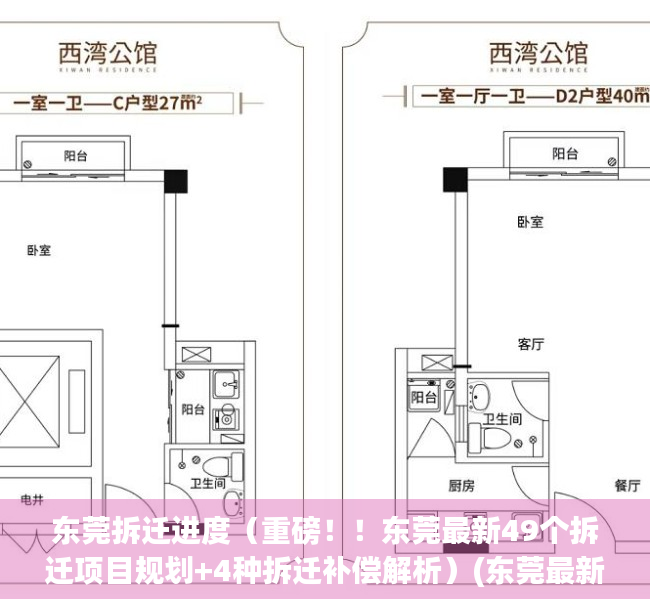 东莞拆迁进度（重磅！！东莞最新49个拆迁项目规划+4种拆迁补偿解析）(东莞最新拆迁清单)