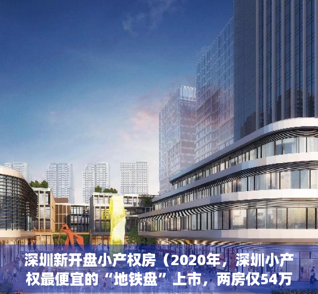 深圳新开盘小产权房（2020年，深圳小产权最便宜的“地铁盘”上市，两房仅54万！）