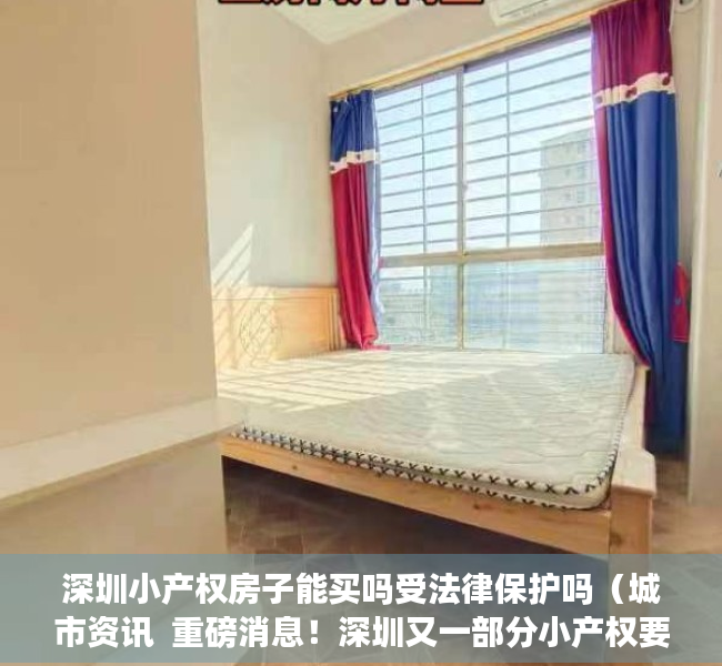 深圳小产权房子能买吗受法律保护吗（城市资讯  重磅消息！深圳又一部分小产权要确权转正！）
