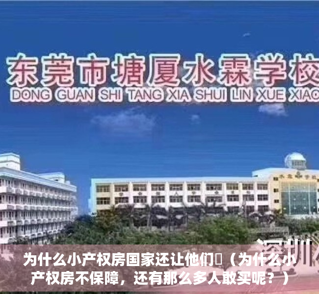 为什么小产权房国家还让他们迠（为什么小产权房不保障，还有那么多人敢买呢？）