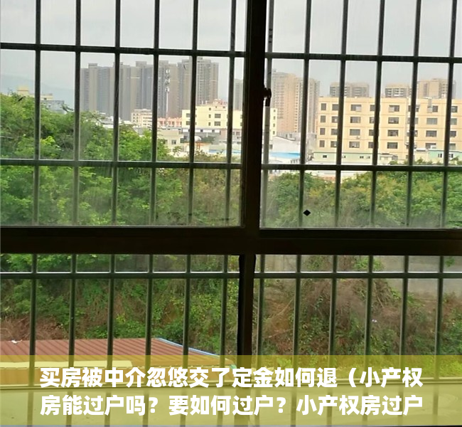 买房被中介忽悠交了定金如何退（小产权房能过户吗？要如何过户？小产权房过户风险有哪些？）