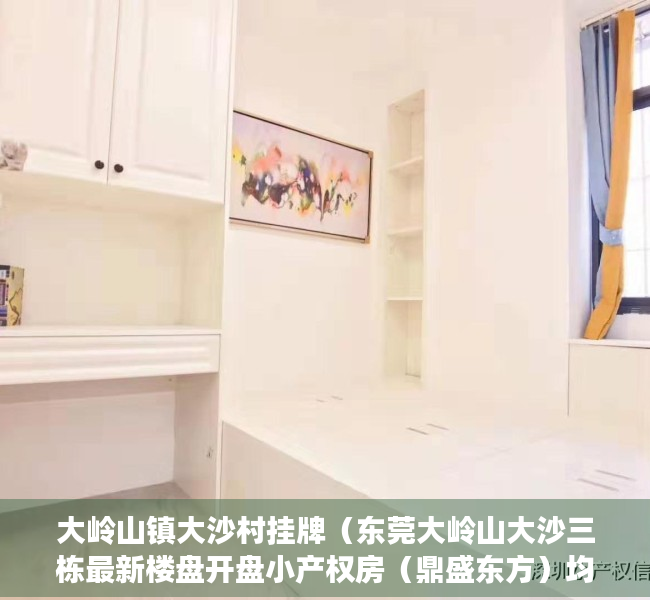 大岭山镇大沙村挂牌（东莞大岭山大沙三栋最新楼盘开盘小产权房（鼎盛东方）均价3780元 首付5成分期5年）