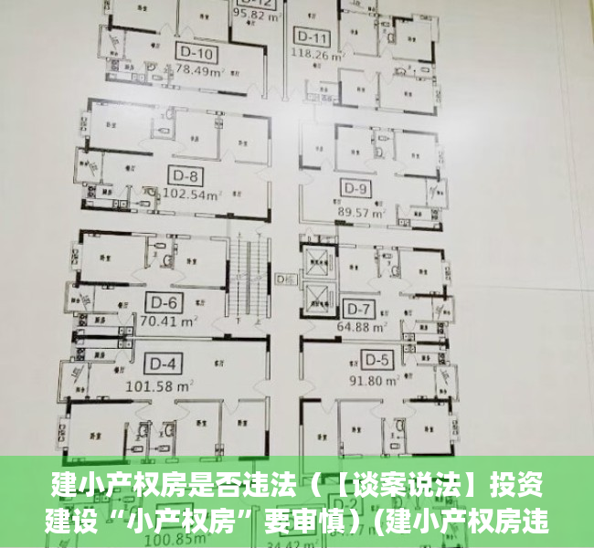 建小产权房是否违法（【谈案说法】投资建设“小产权房”要审慎）(建小产权房违法吗)