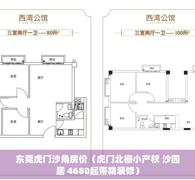 东莞虎门沙角房价（虎门北栅小产权 沙园居 4680起带精装修）