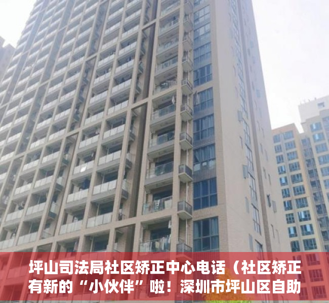 坪山司法局社区矫正中心电话（社区矫正有新的“小伙伴”啦！深圳市坪山区自助矫正终端投入使用）