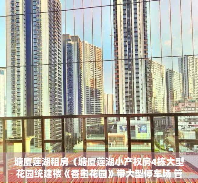 塘厦莲湖租房（塘厦莲湖小产权房4栋大型花园统建楼《香蜜花园》带大型停车场 管道天燃气 户型方正实用 商品房的规格 实用率高达875）