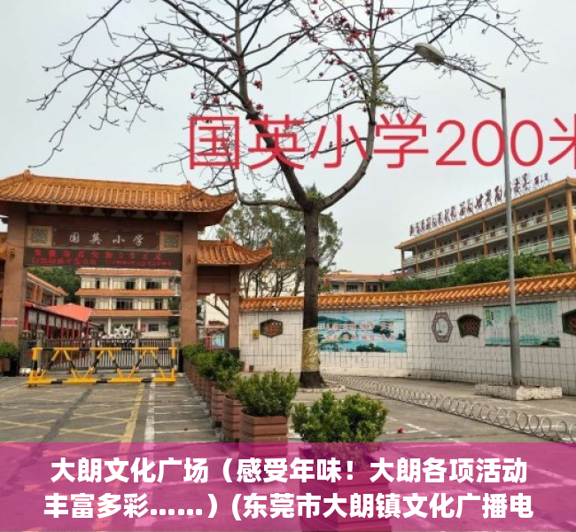 大朗文化广场（感受年味！大朗各项活动丰富多彩……）(东莞市大朗镇文化广播电视服务中心)