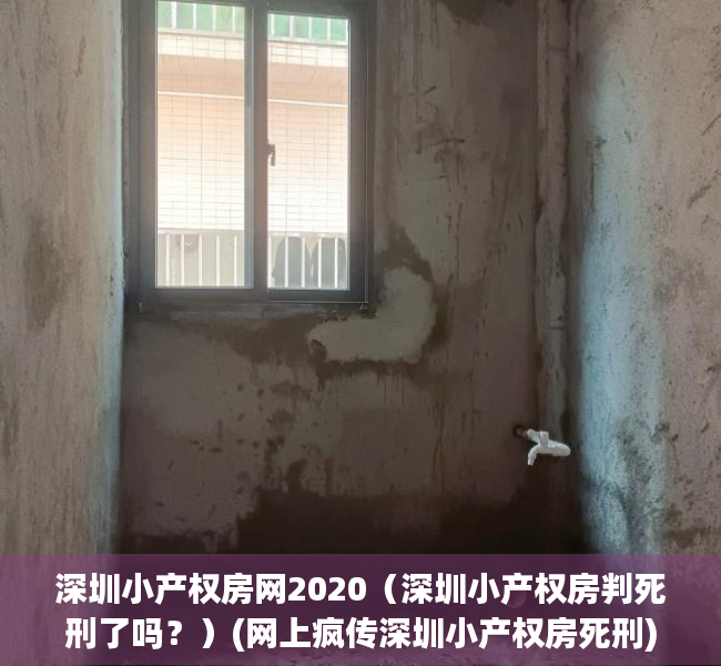 深圳小产权房网2020（深圳小产权房判死刑了吗？）(网上疯传深圳小产权房死刑)