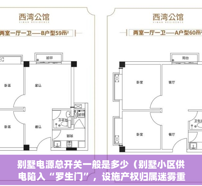 别墅电源总开关一般是多少（别墅小区供电陷入“罗生门”，设施产权归属迷雾重重）